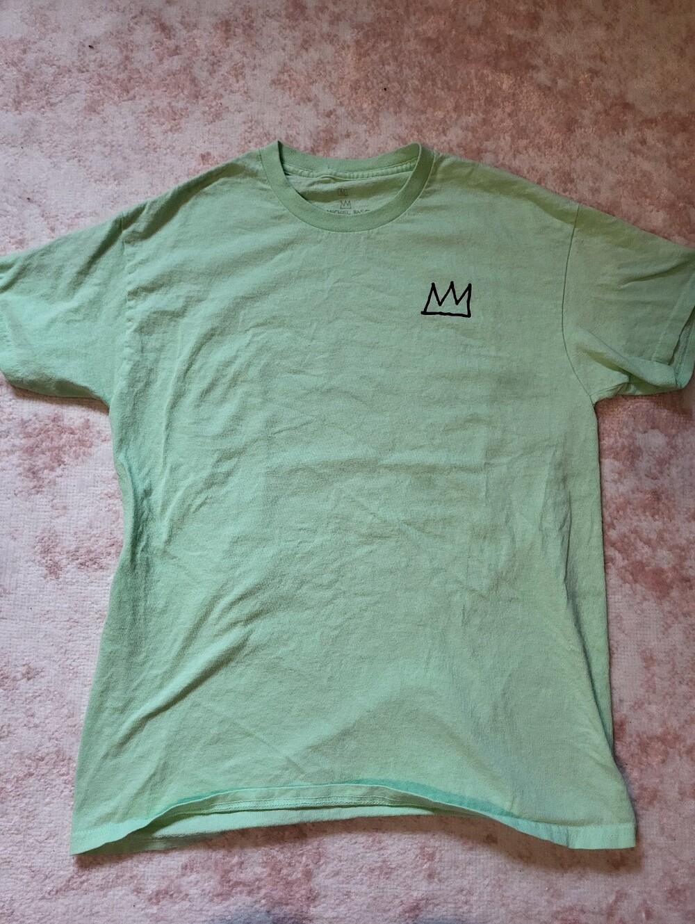 Men's Mint Green Jean-Michel Basquiat T-Shirt